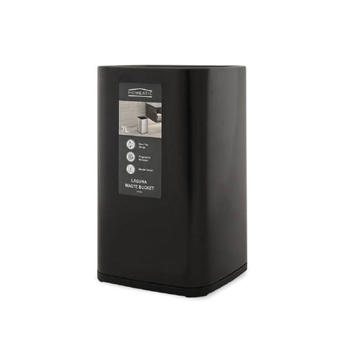 HOMEATIC LAGUNA OPEN TOP TRASH BIN 7 LITRE