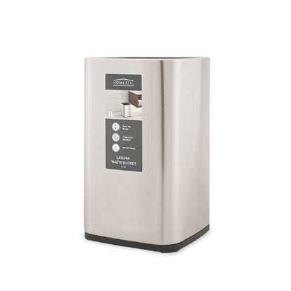 HOMEATIC LAGUNA OPEN TOP TRASH BIN 7 LITRE