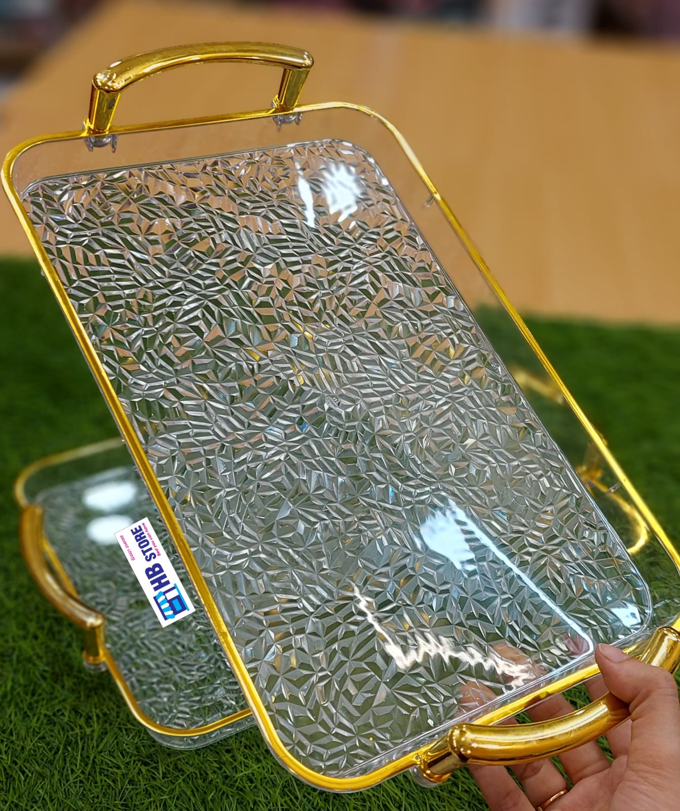 Luxury Acrylic Serving Tray