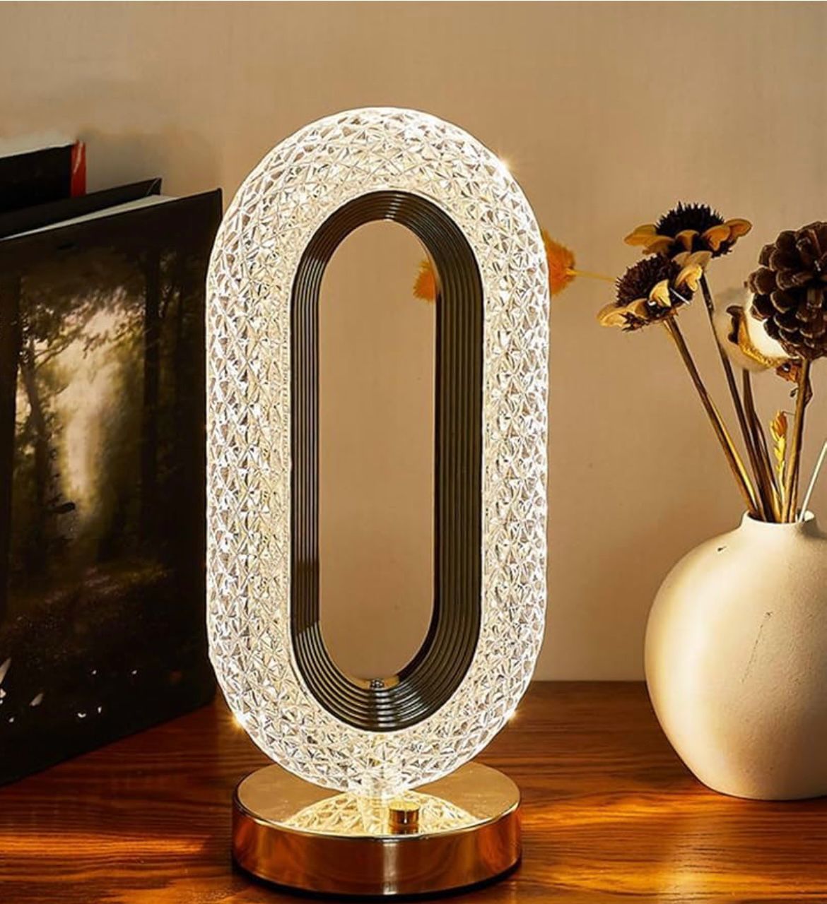 Modren Oval Crystal Lamb