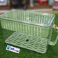 Acrylic Storage Drainer Freezer Handle Box