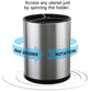 Stainless Steel Kitchen Utensil Holder with 3 Dividers