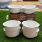 Danny Home™ 6 Pcs White Porcelain Soup Bowl Set