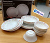 Denny Home Mrble Dinnerware set 24pcs