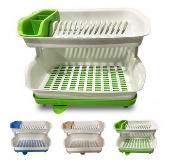 Double Layer Dish Draining Rack