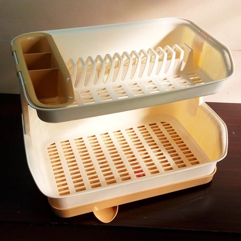 Double Layer Dish Draining Rack