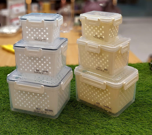 3-Piece Modular Fresh Produce Storage