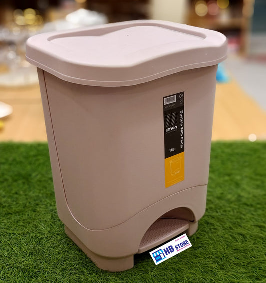 Limon Brand Foot-Operated Trash Can