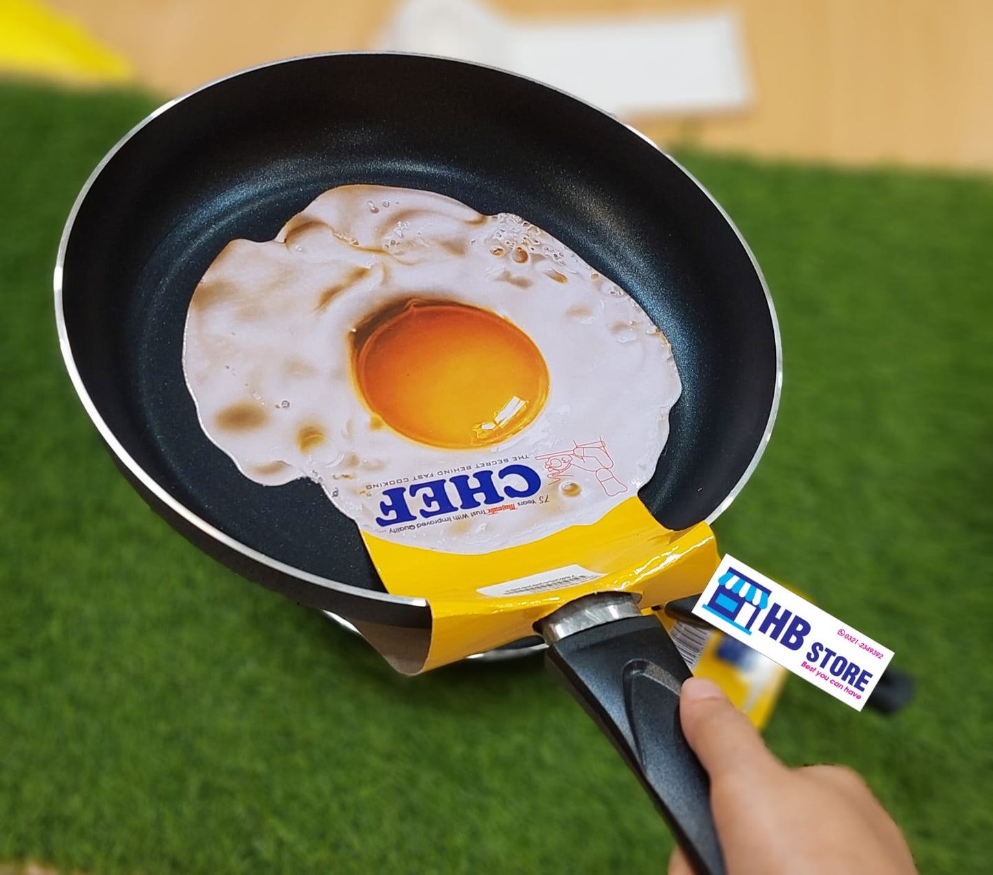 3-Piece Non-Stick Frying Pan Set (Small, Medium, Large) - Black Diamond Performance