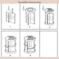 2 in 1 Acrylic Rotate Cosmetic Organizer
