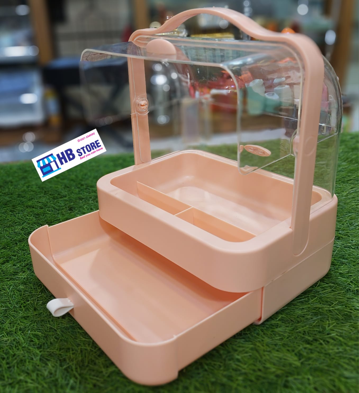 Double Sided Cosmetic Dressing Organizer With Draws