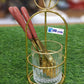 Fancy Dining Metal Glass Holder