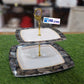 2 Layer Melamine Stand Dish