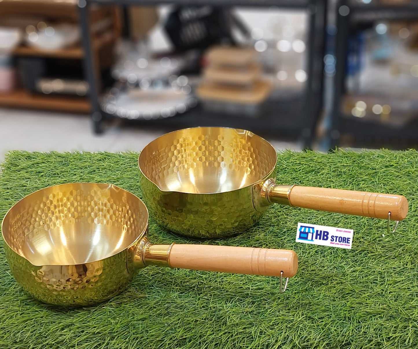 The Hand-Hammered Gold pan