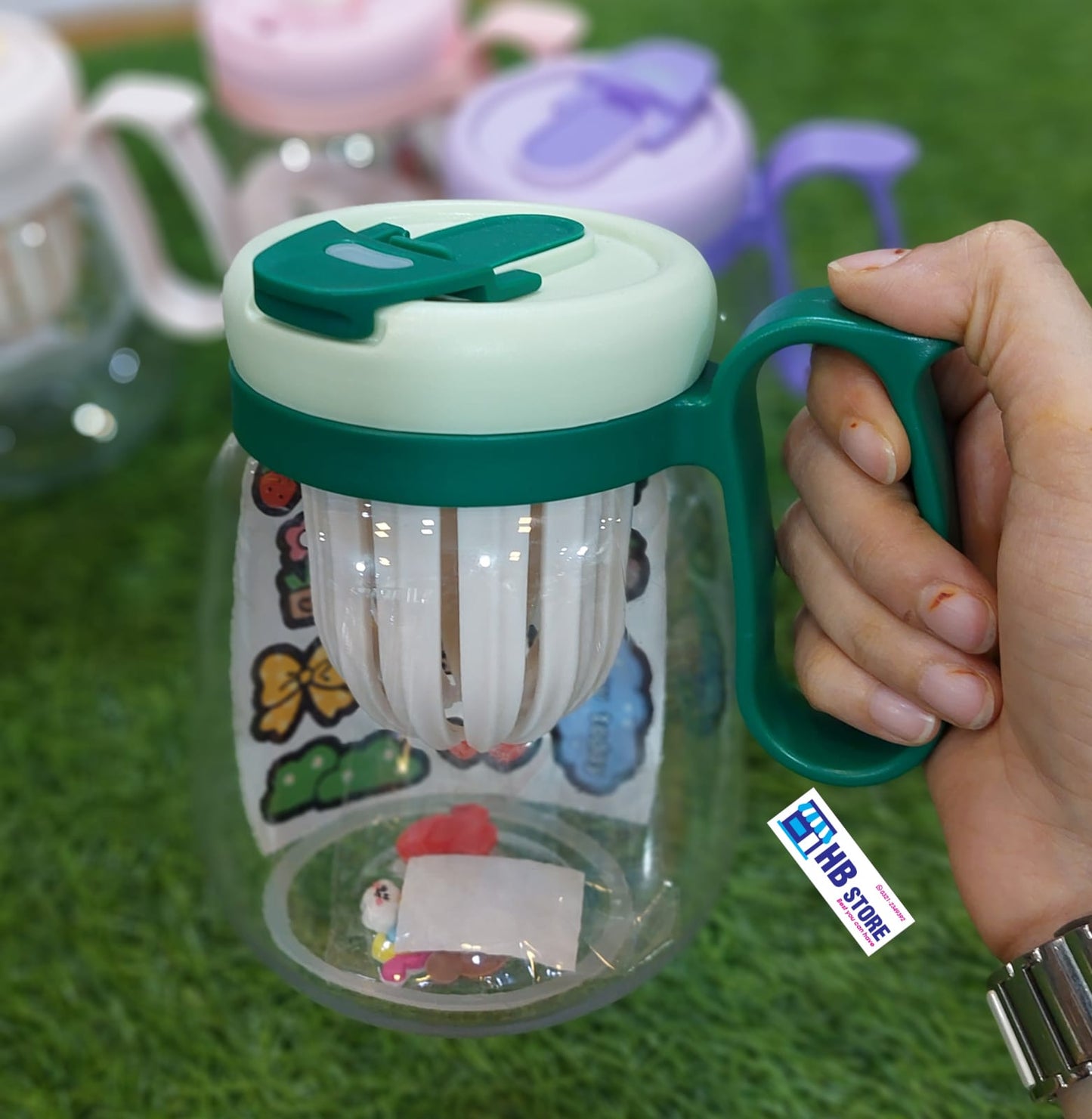 850ml Glass Water Bottle
