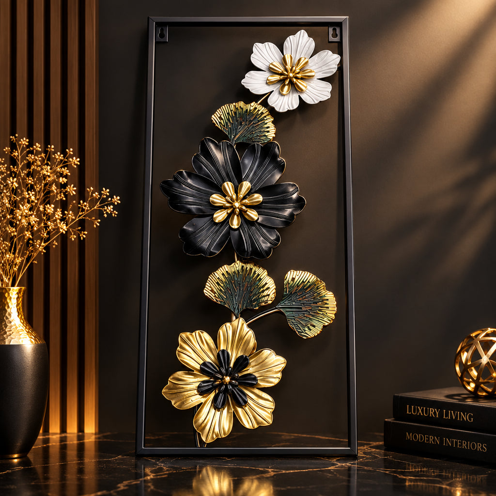 The Artisanal Flora Series 3D Metal Wall Art