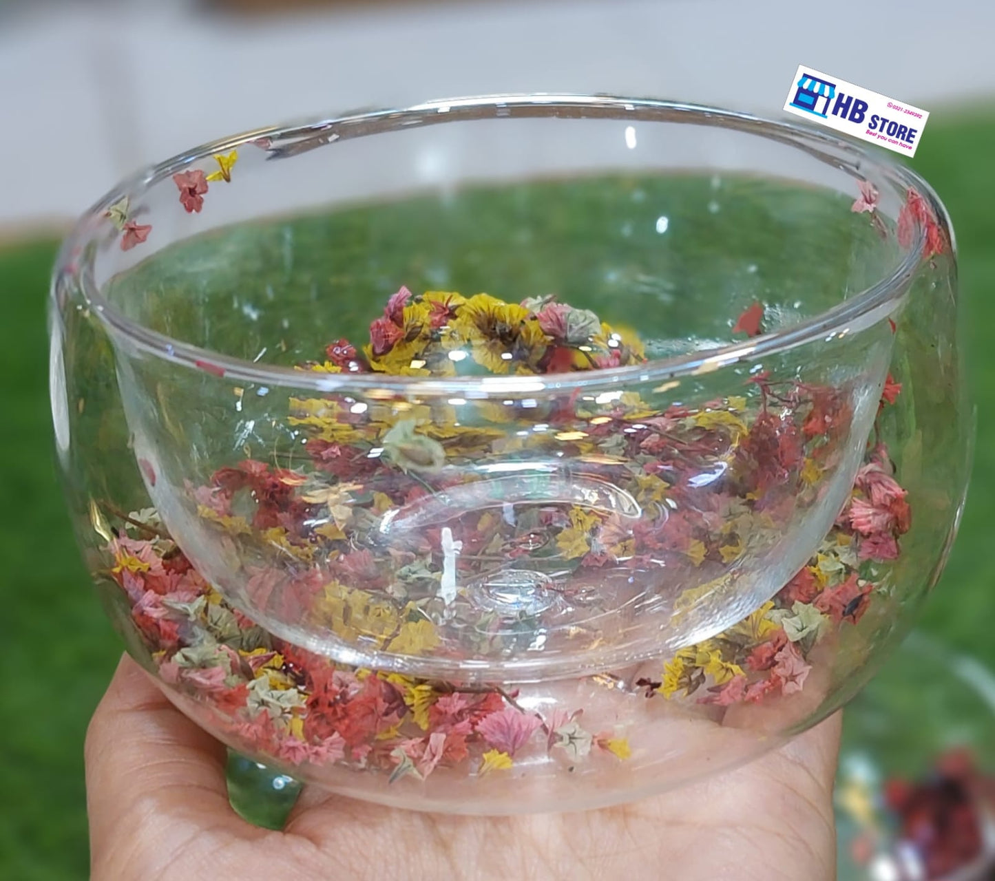 Double Wall Fancy Decorated Bowl