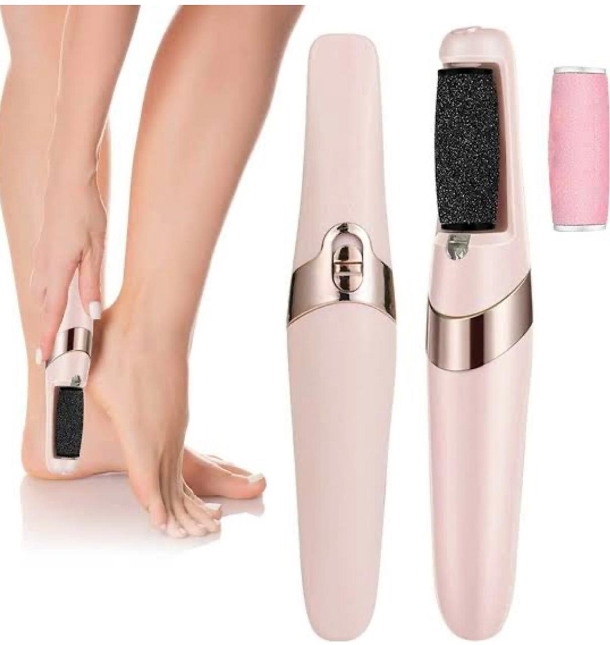 Electric Rechargeable Foot File & Callus Remover Kit | Pedicure Tool for Smooth, Delicate Feet