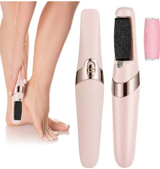 Electric Rechargeable Foot File & Callus Remover Kit | Pedicure Tool for Smooth, Delicate Feet