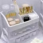 Transparent Plastic two Layer Cosmetic Storage Box