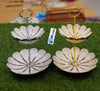 Elegant 2-Tier Floral Serving Platter