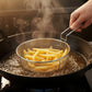 Stainless Steel Deep Fry Basket with Folding Handle