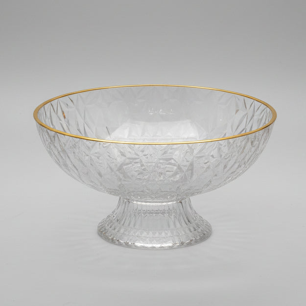 luxury diamond-cut pedestal fruit bow