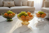 luxury diamond-cut pedestal fruit bow