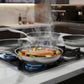 DSFE Tri-Ply Stainless Steel Laser-Crafted Honeycomb Fry Pan