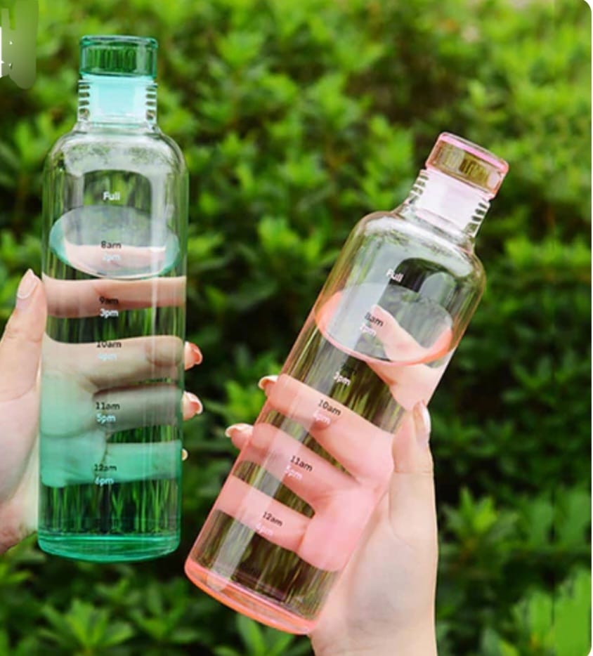 GlassFlow Tracker Bottle – 4 Sizes to Match Your Routine