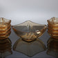Delisoga 7-Piece Golden Shade Glass Bowl Set