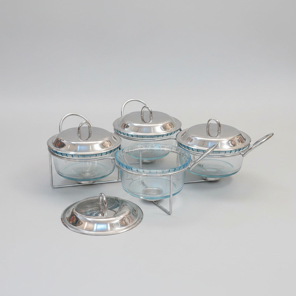 Premium Glass & Stainless Steel Buffet Collection