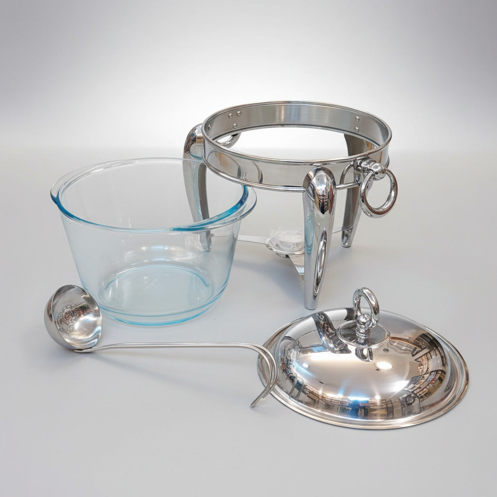Premium Glass & Stainless Steel Buffet Collection