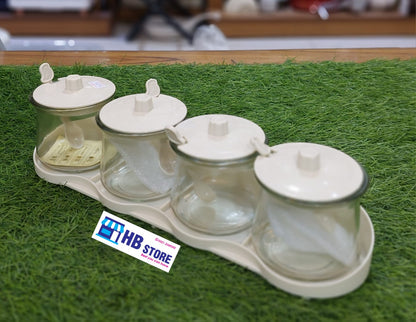 Kitchen Spice Shaker Spice Jars Storage with Lids  Spice Shaker Sugar Salt Spice Seasoning Box Containers