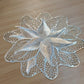 6 Pcs Gold Floral Vinyl Placemats Non Slip Dining Table Placemats
