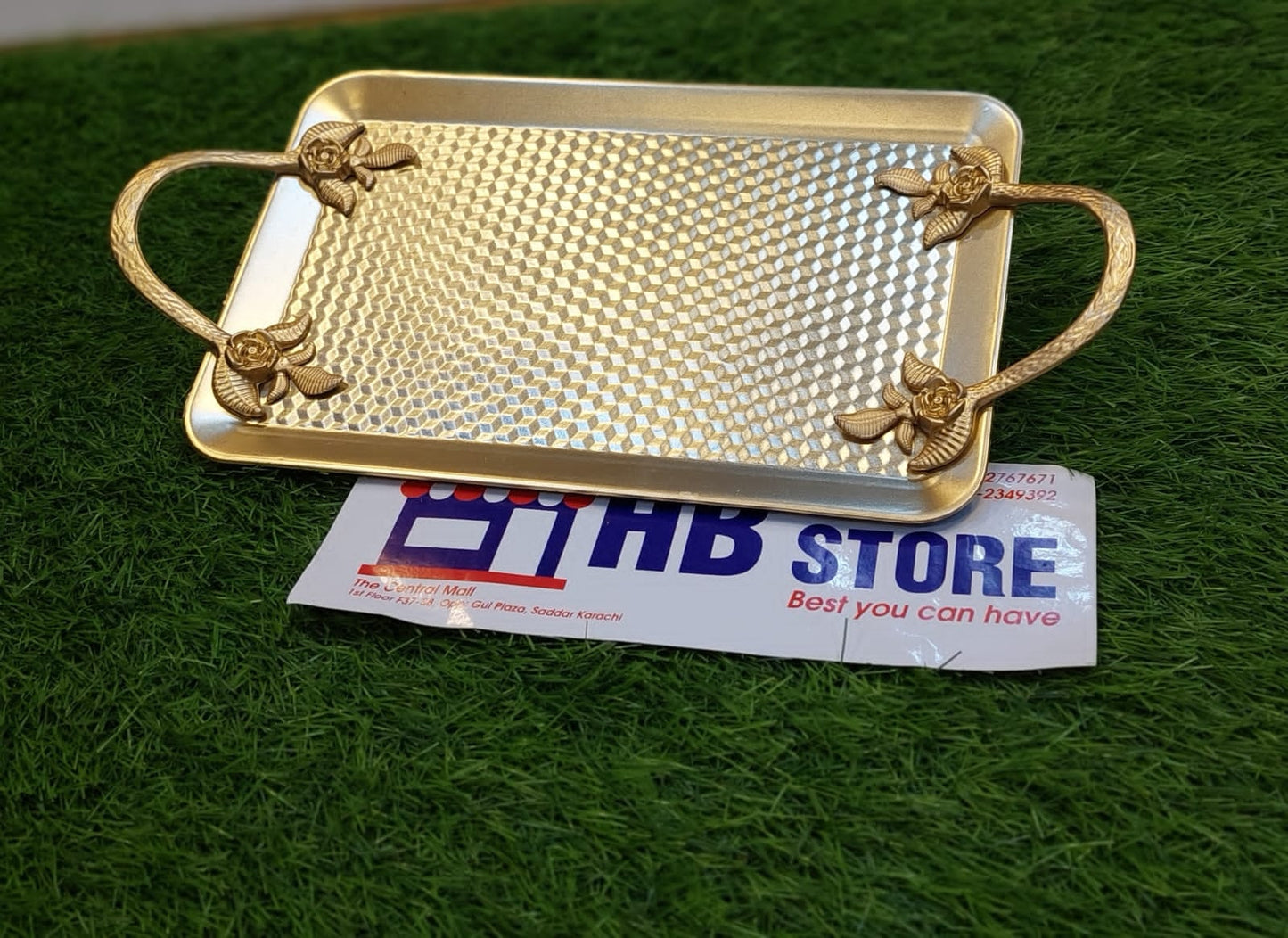 Golden Fiber Material Tray