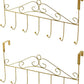 Gold Metal Door Hook Rack – 7 Hook Organizer