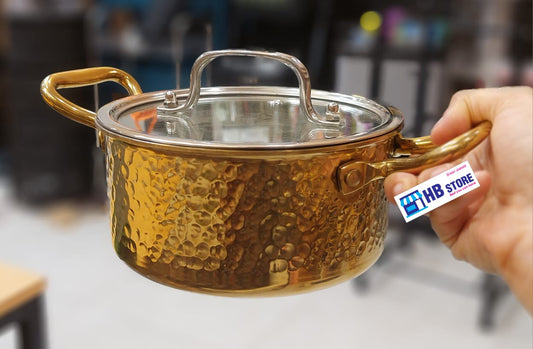 Single  Pot 304 Stainless Steel  Induction Cooker Gas Stove Universal One Person   Pot Three Layers 16cm