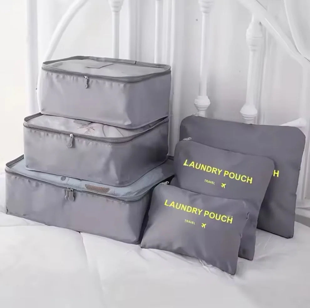 6 Pcs Travel Storage Organizer Bags Set