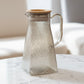 Zibo 1.8L Unbreakable Plastic Water Jug with Wood-Style Lid