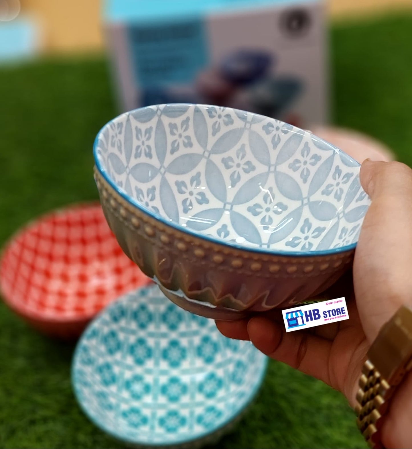 Danny Home Set of 10 Assorted Porcelain Bowls