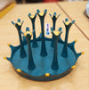 Rotating Flower-Style Glass Holder Stand – 6 Cup Organizer