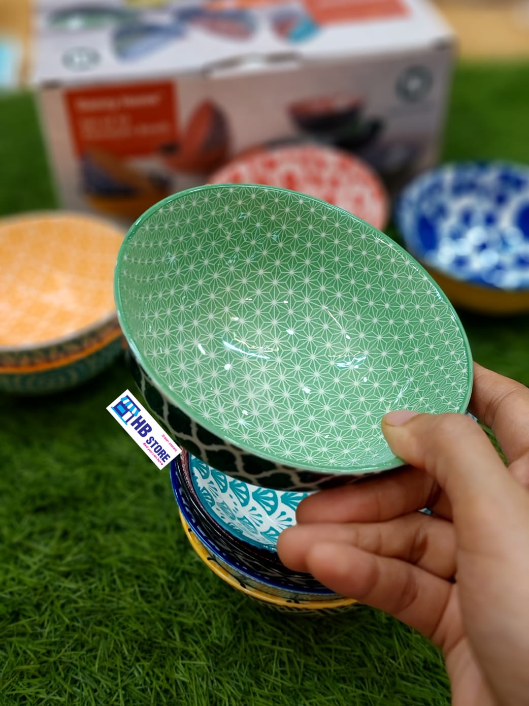 Danny Home Set of 10 Assorted Porcelain Bowls