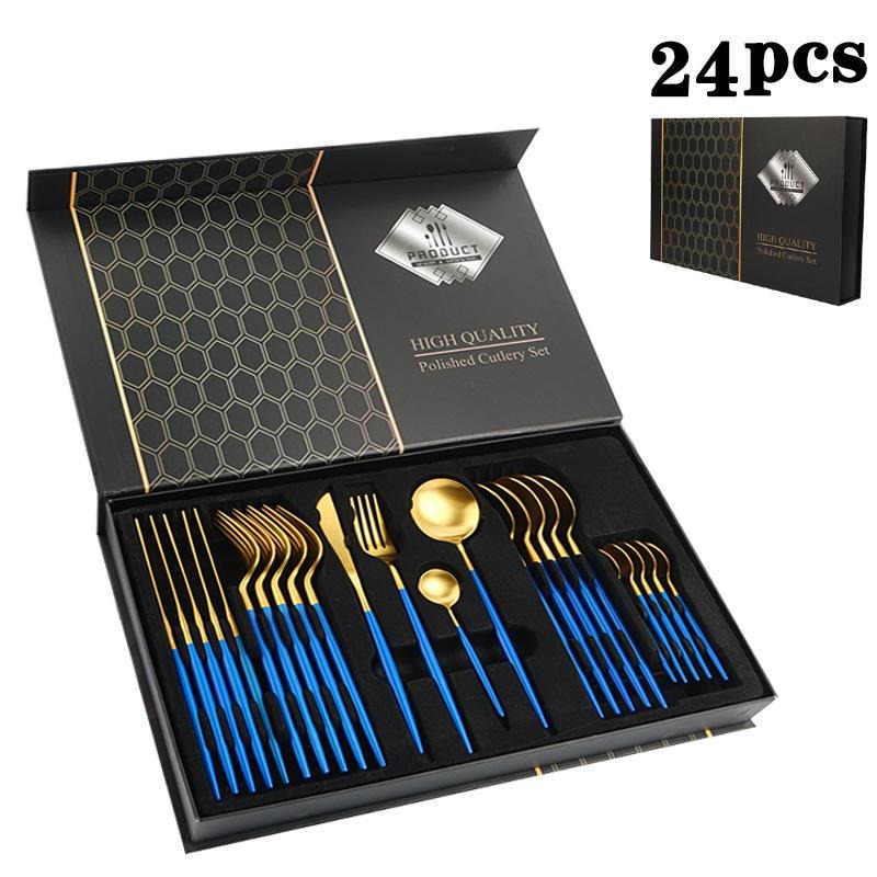 24 Pcs Stainless Steel Cutlery Set