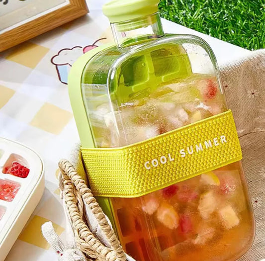 2in1 Ice Cube Box Bottle (Random Color)