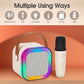 Mini Portable Blue-Tooth Speaker with Wireless Mic