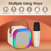 Mini Portable Blue-Tooth Speaker with Wireless Mic