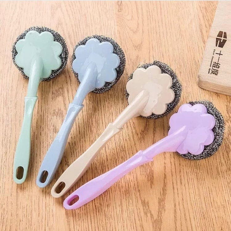 Wire Ball Cleaning Brush, Dish Cleaning Brush (Random Color)