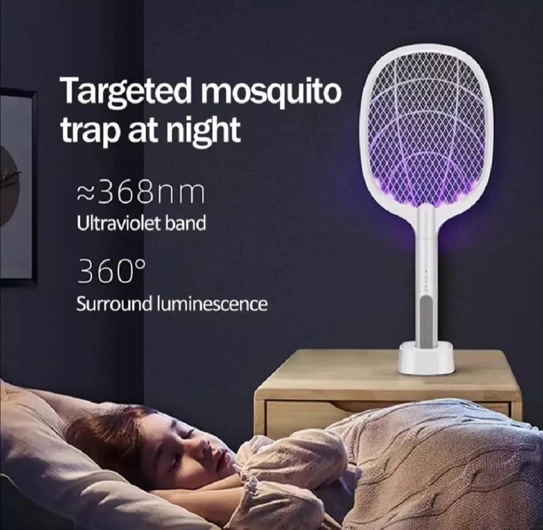 2-in-1 Rechargeable Mosquito Killer Racket