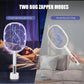 2-in-1 Rechargeable Mosquito Killer Racket